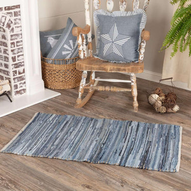 Denim & Hemp Chindi/Rag Rug Rect 27